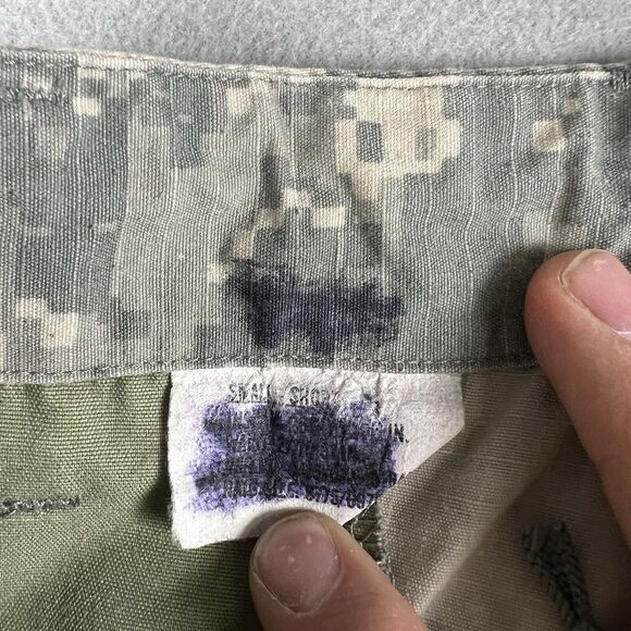 Military Pants Mens Small Short Digital Camo ACU Army Combat Uniform Cargo - Picture 14 of 16
